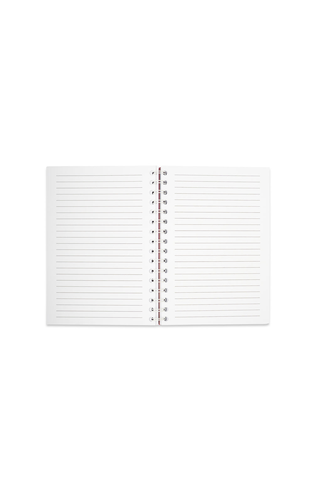 raspberry cotton striped notebook
